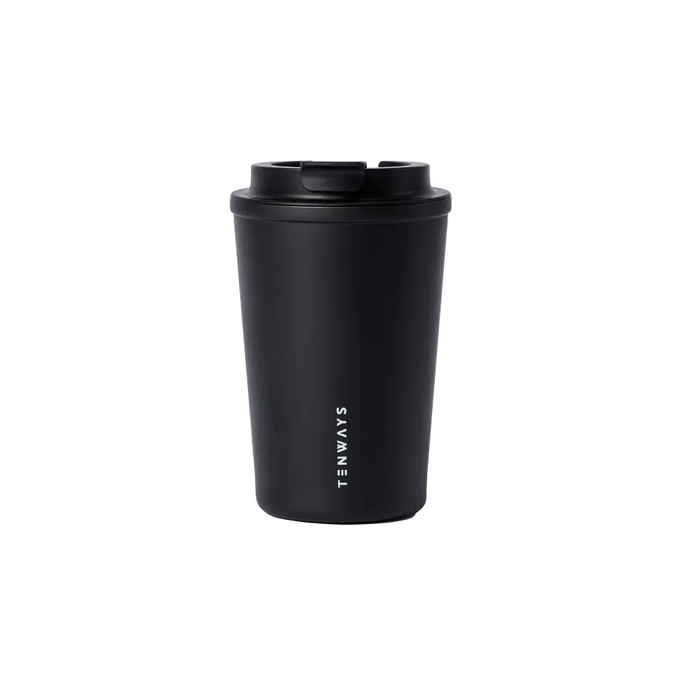 tenways-isolierter-reise-kaffeebecher-schwarz image 1